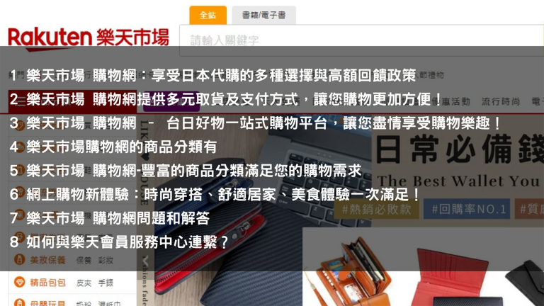 樂天市場購物網