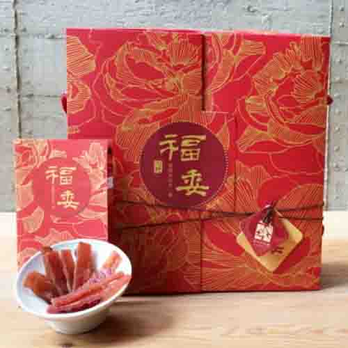 14種禮盒推薦-5、福委肉乾 - 花漾丹媞禮盒