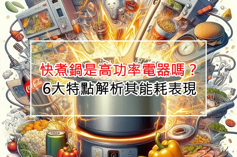 快煮鍋是高功率電器嗎？6大特點解析其能耗表現