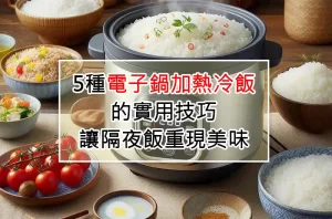 5種電子鍋加熱冷飯的實用技巧：讓隔夜飯重現美味